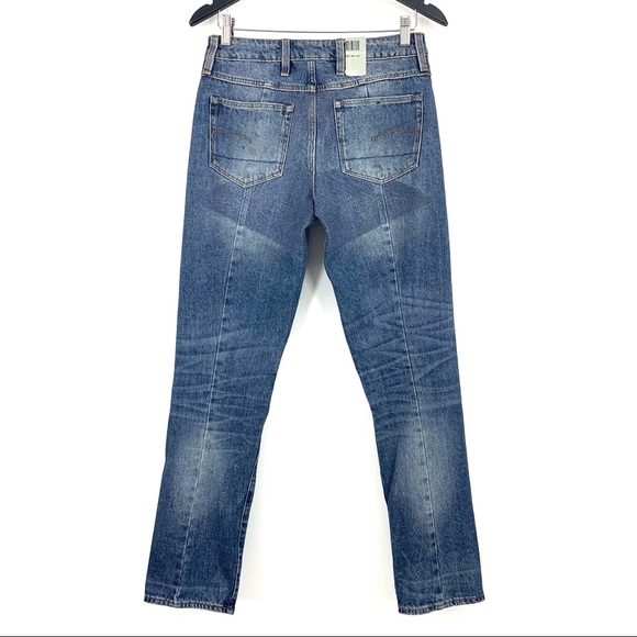 G-Star Raw Lanc 3D High Straight Prestored Blue Jeans, NWT, 27 - Picture 9 of 16